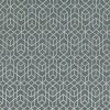 black-grey geometric velvet-chenille fabric from Romo