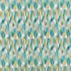 green contemporary embroideried fabric from Romo