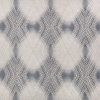 black-grey geometric embroideried fabric from Romo