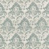 black-grey traditional jacquard fabric from Romo