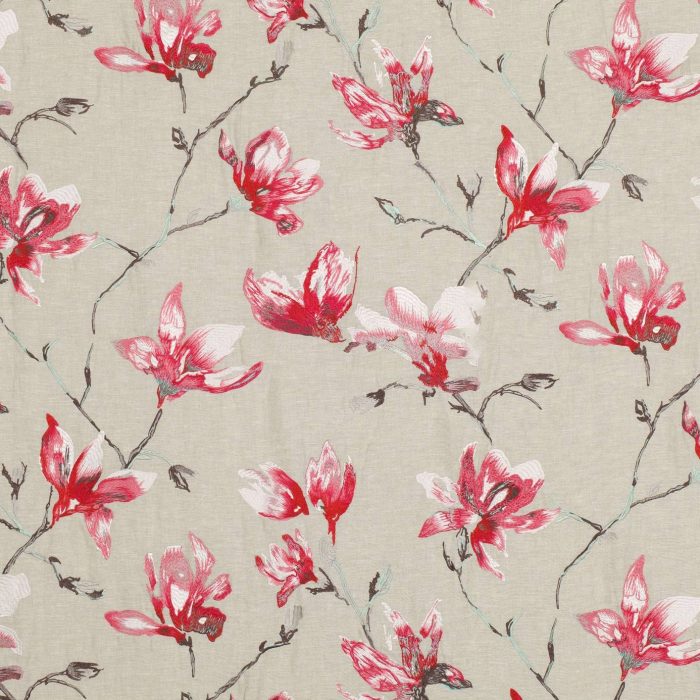 Saphira Embroidery Fabric - Rocoto swatch