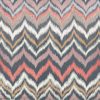 multicolour geometric embroideried fabric from Romo
