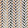 multicolour geometric velvet-chenille fabric from Romo