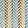 multicolour geometric velvet-chenille fabric from Romo