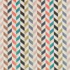 multicolour geometric velvet-chenille fabric from Romo
