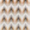 brown geometric velvet-chenille fabric from Romo
