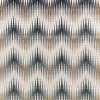 black-grey geometric velvet-chenille fabric from Romo