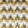 white geometric velvet-chenille fabric from Romo