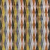 multicolour geometric velvet-chenille fabric from Romo
