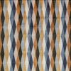 multicolour geometric velvet-chenille fabric from Romo