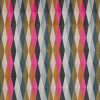 multicolour geometric velvet-chenille fabric from Romo