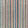 multicolour striped velvet-chenille fabric from Romo