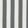 black-grey striped cotton fabric from Romo