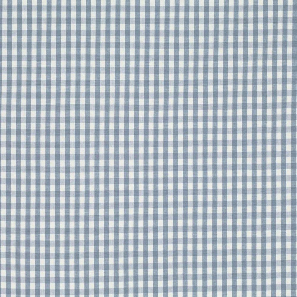 Elmer Fabric - Harbour Grey by black-grey checked cotton fabric from Romo