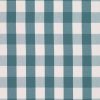 blue checked cotton fabric from Romo