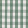 green checked cotton fabric from Romo