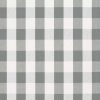 black-grey checked cotton fabric from Romo