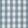 blue checked cotton fabric from Romo