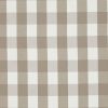 black-grey checked cotton fabric from Romo
