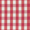 red checked cotton fabric from Romo