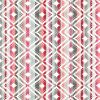 multicolour geometric linen fabric from Romo