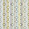 multicolour geometric linen fabric from Romo