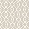 black-grey geometric linen fabric from Romo