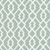 black-grey geometric linen fabric from Romo