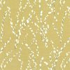 green botanical linen fabric from Romo