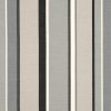 black-grey striped linen fabric from Romo