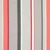 black-grey striped linen fabric from Romo