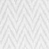 white geometric voile-sheer fabric from Romo