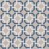 blue geometric woven fabric from Romo