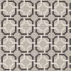 black-grey geometric woven fabric from Romo