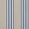 blue striped woven fabric from Romo