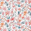 blue botanical printed fabric from Romo