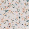 blue botanical cotton fabric from Romo