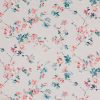blue botanical cotton fabric from Romo
