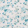 blue botanical cotton fabric from Romo