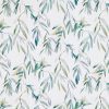 blue botanical cotton fabric from Romo