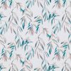 blue botanical cotton fabric from Romo