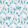 blue botanical cotton fabric from Romo