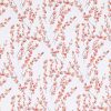 red botanical cotton fabric from Romo