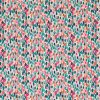 blue botanical velvet-chenille fabric from Romo