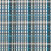 blue checked woven fabric from Romo