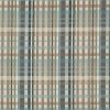 brown checked woven fabric from Romo