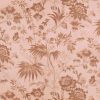 pink botanical printed fabric from Romo