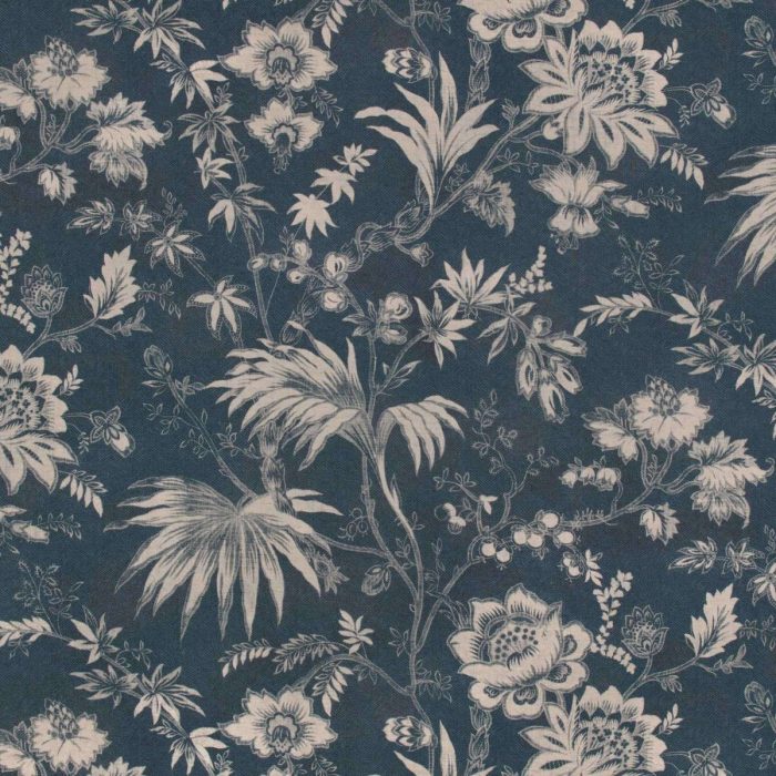 Chiya Fabric - Indigo swatch