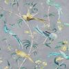 green animal printed fabric from Romo