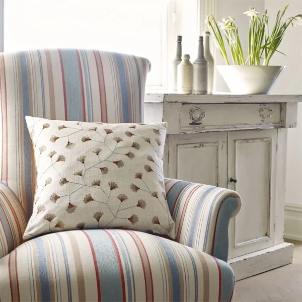 Gingko Trail Fabric - Winter Rocket from